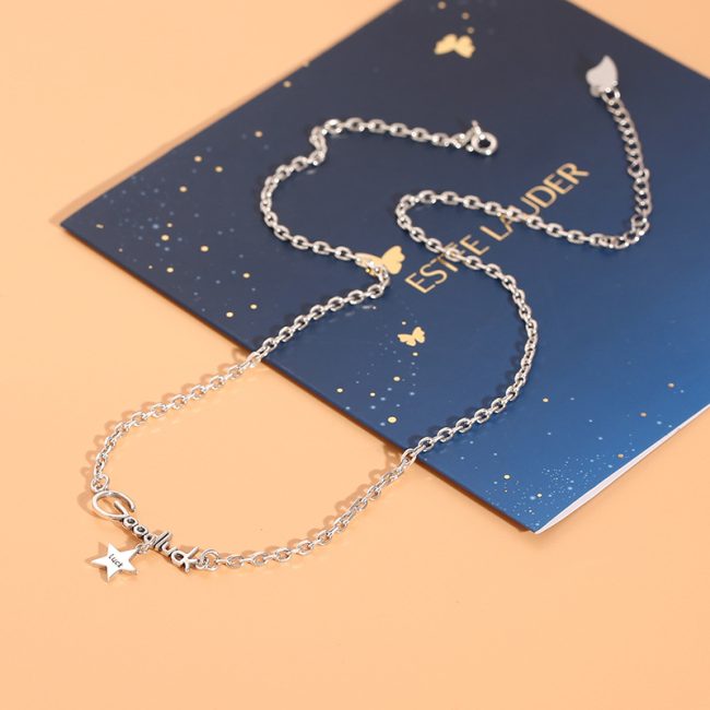 Good Luck Clavicle Necklace for silver