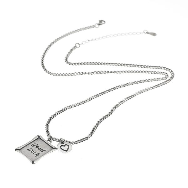Good Luck Necklace Vintage Thai Silver