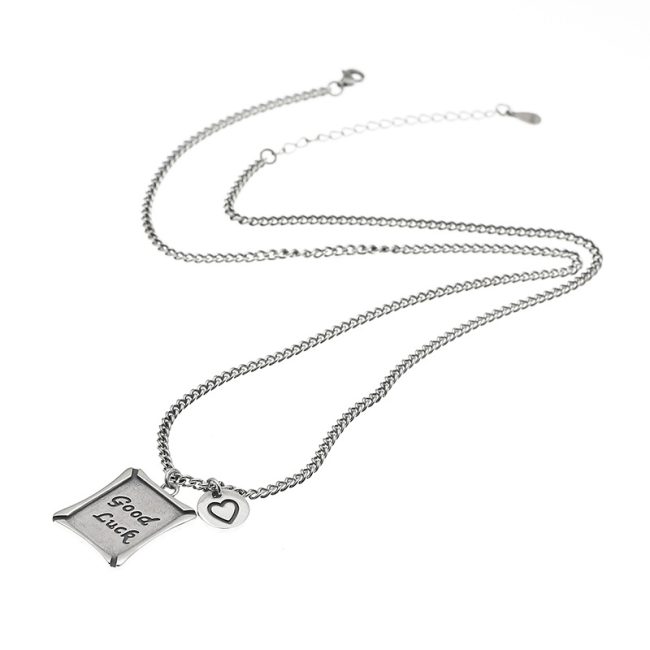 Good Luck Necklace Vintage Thai Silver