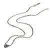 Heart Pendant Necklace Silver Clavicle Necklace