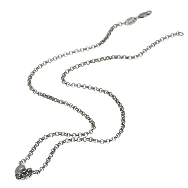 Heart Pendant Necklace Silver Clavicle Necklace