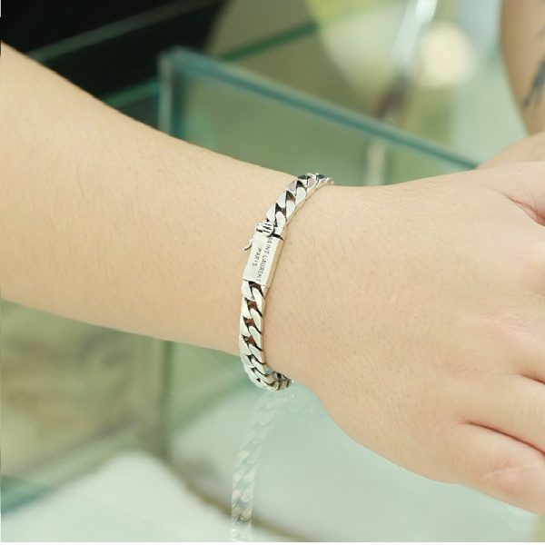Pandora Cuban Bracelet Vintage Thai Silver Bracelet - Image 2