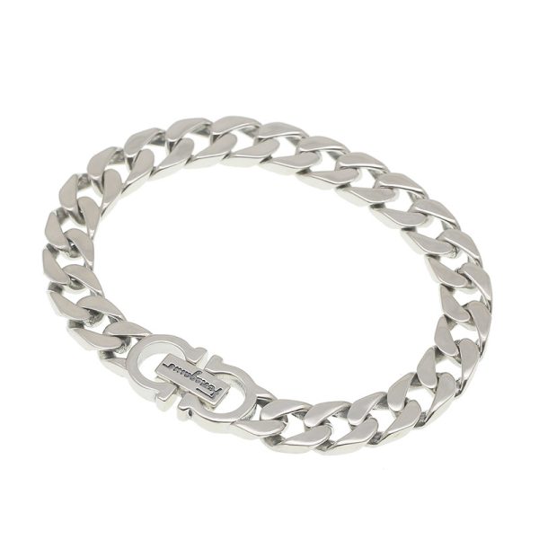 Polishing Cuban Bracelet CD Icon Punk Silver Bracelet