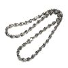 Skull Chain Necklace Silver Punk Necklace