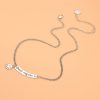 Smile Face Pendant Customized Silver Necklace