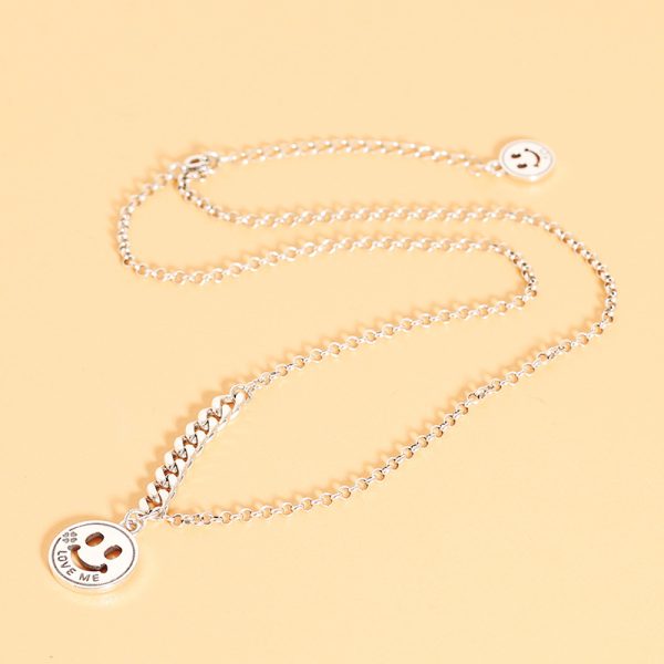 Smile Pendant Necklace Love Me Clavicle Necklace