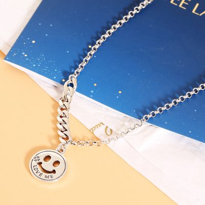 Smile Pendant Necklace Love Me Clavicle Necklace