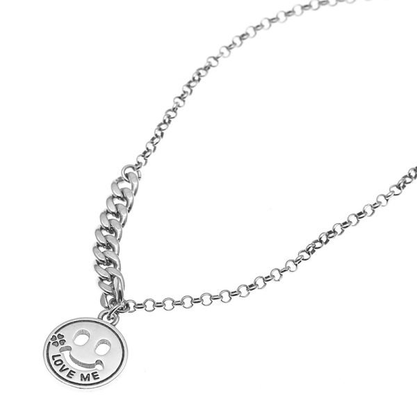 Smile Pendant Necklace Love Me Clavicle Necklace