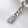 Vintage Carved Cuban Sterling Silver Bracelet Detail View
