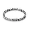 Vintage Sterling Silver Buddhist Mantra Bracelet