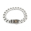 Vintage Sterling Silver Cuban Bracelet