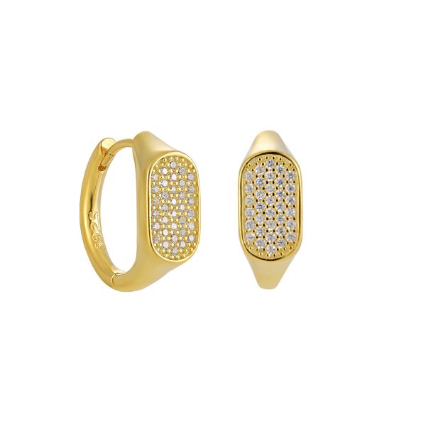 Genuine 925 Sterling Silver Gypsophila Hoop Earrings - Image 5
