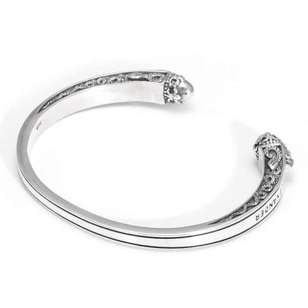 Sterling silver Open Cuff Bracelet