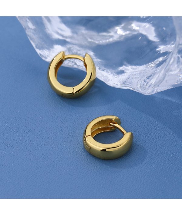 925 Sterling Silver Huggie Hoop Earrings