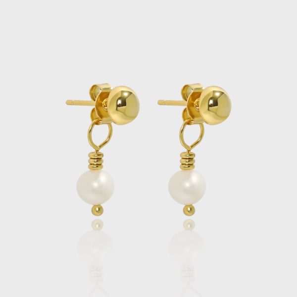 Freshwater Pearl Sterling Silver Stud Earring