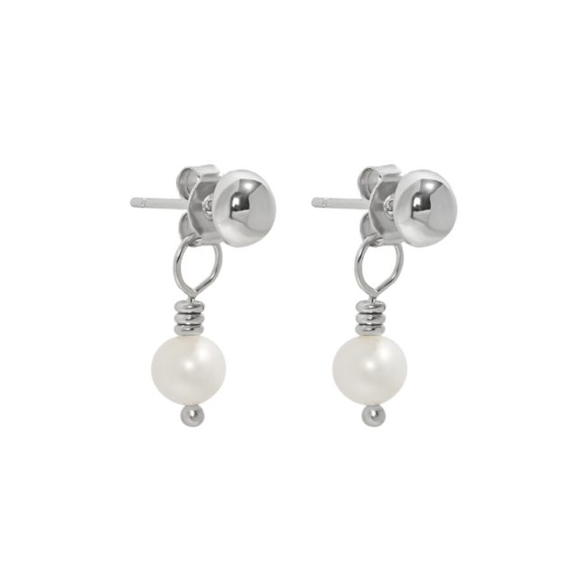 Freshwater Pearl Sterling Silver Stud Earring