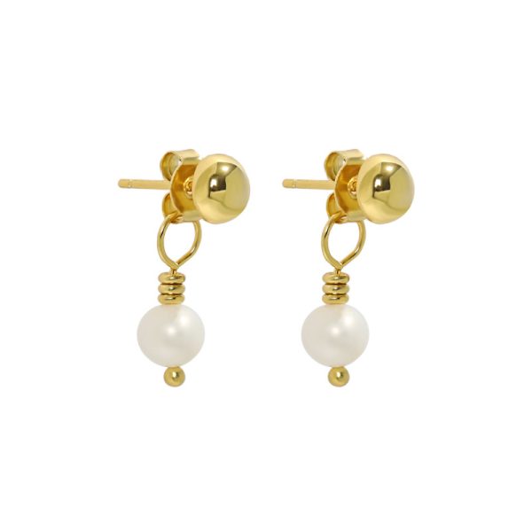 Freshwater Pearl Sterling Silver Stud Earring