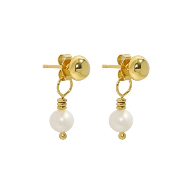 Freshwater Pearl Sterling Silver Stud Earring