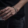 سوار تنين من الفضة عيار 925 للرجال