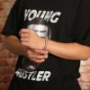 sterling silver cuff bracelet, wear view of bracelet