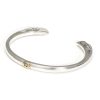 sterling silver charm bracelet vintage, inner diameter 61mm, weight approx. 25.77g