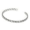 Sterling silver bracelet handmade, inner diameter about 60mm