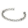 sterling silver cuff bracelet vintage, inner diameter 59mm, weight about 30.13g