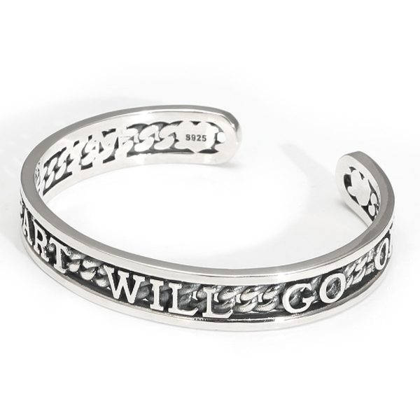 sterling silver bracelet for charms, thickness of approximately 2mm and weighs around 24.89g.