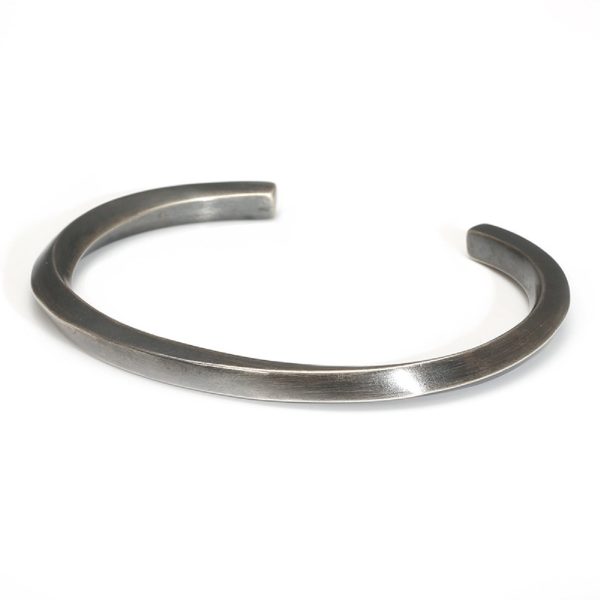sterling silver twisted bangle bracelet, genuine 925 sterling silver cuff bangles bracelet