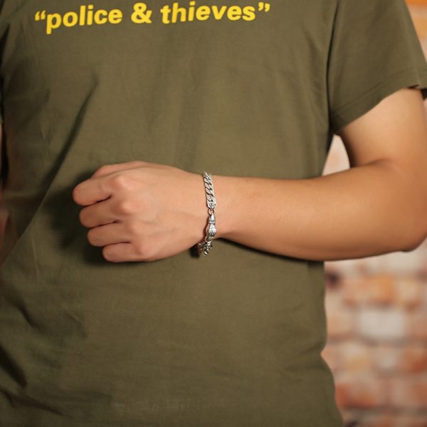 S925 Sterling Silver Snack Twist Chain Bracelet - Image 5