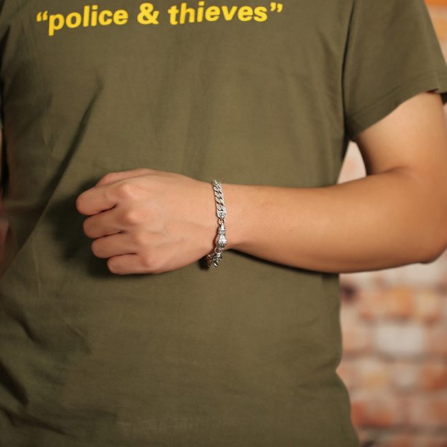 S925 Sterling Silver Snack Twist Chain Bracelet - Image 5