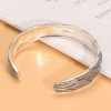 sterling silver bracelet vintage, open cuff bracelet, width 12mm, thickness 3mm