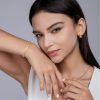 Cuban chain sterling silver bracelet for women, width 4mm, 17 - 22cm Multiple lengths available