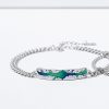 925 Sterling Silver Couple Aurora Bracelet for men