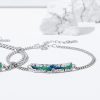 925 Sterling Silver Couple Aurora Bracelet for women