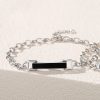 925 Sterling Silver Couple Bracelet for men