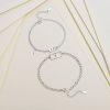 925 Sterling Silver Bracelets for couple With 100% Charged