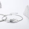925 Sterling Silver couple Evil Eye bracelet for women