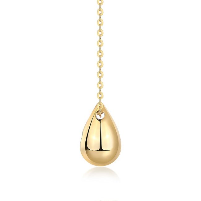 Sterling Silver Necklace For Women With 3mm Diamond Pendant - Image 5