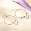 925 Sterling Silver Star Sign Bracelet for couples