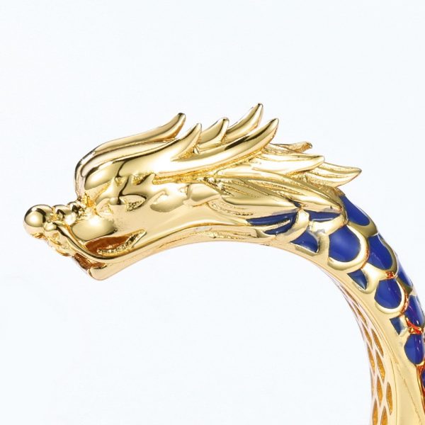 Couple Ring Silver With Dragon head view