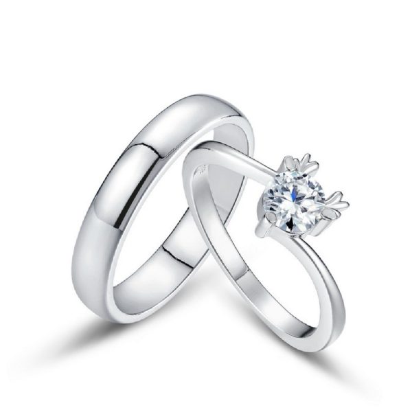 Couple Ring Sterling Silver With Fawn Ring - Image 5