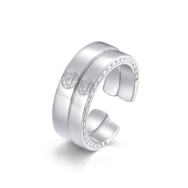 silver ring for couples