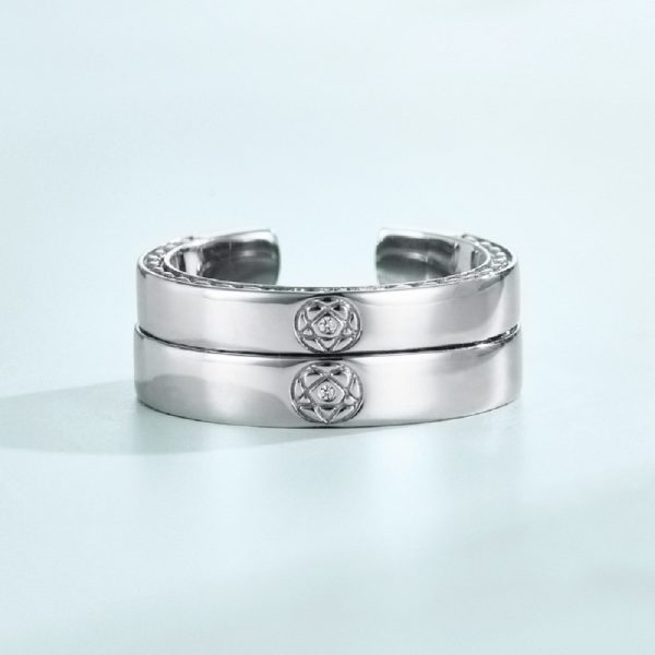Couple Ring Sterling Silver With Timeless Love video thumbnail