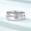 Couple Ring Sterling Silver With snowflake