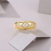 925 Sterling Silver Diamond Flower Ring Design
