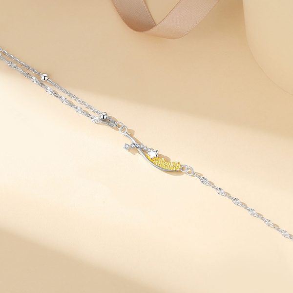 silver star bracelet for couples