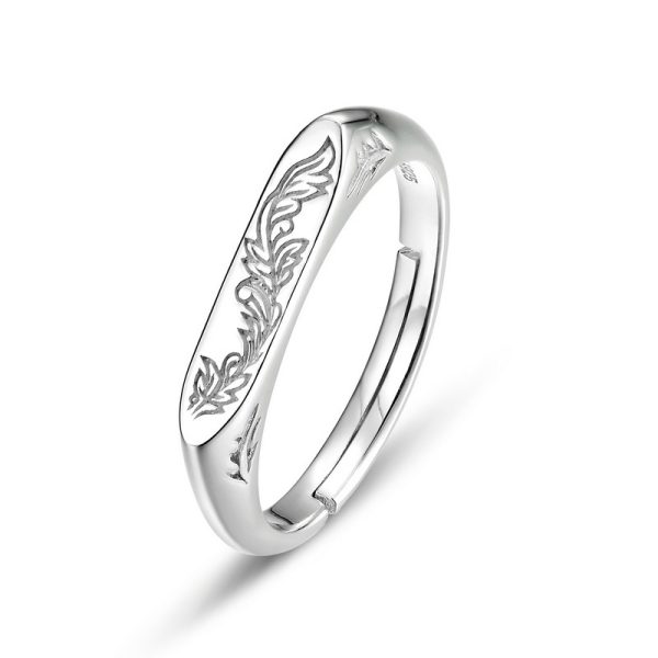 Sterling Silver Couple Ring For men