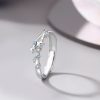 925 Sterling Silver Couple Ring With Stars For Women