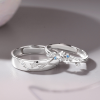 925 Sterling Silver ring for Double Star, front view image